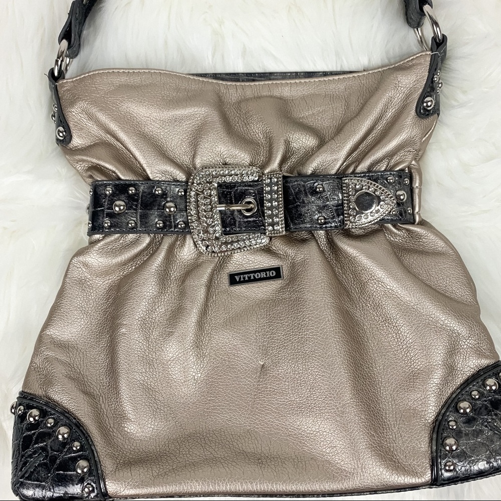 Vittorio Buckle Purse 13”x13”